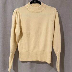 Yellow crewneck sweater